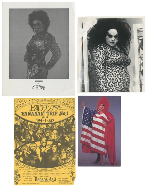 [DRAG]. Small Lot of Drag Ephemera. Includes: A film still ...