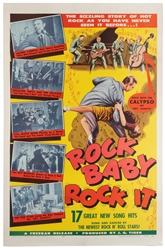 Rock Baby Rock It. Freebar / J.G. Tiger, 1957. Color offset...