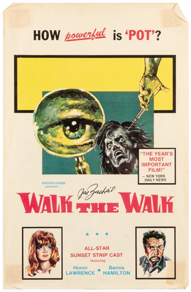 Walk the Walk. 1970. Movie poster with the tagline “How Pow...