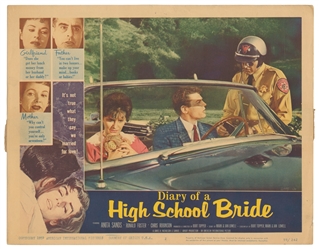 [LOBBY CARDS]. Group of Nearly 40 Teenager Exploitation Lob...