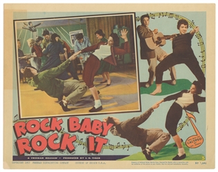 [LOBBY CARDS]. Group of Nearly 25 Rock and R & B Exploitati...