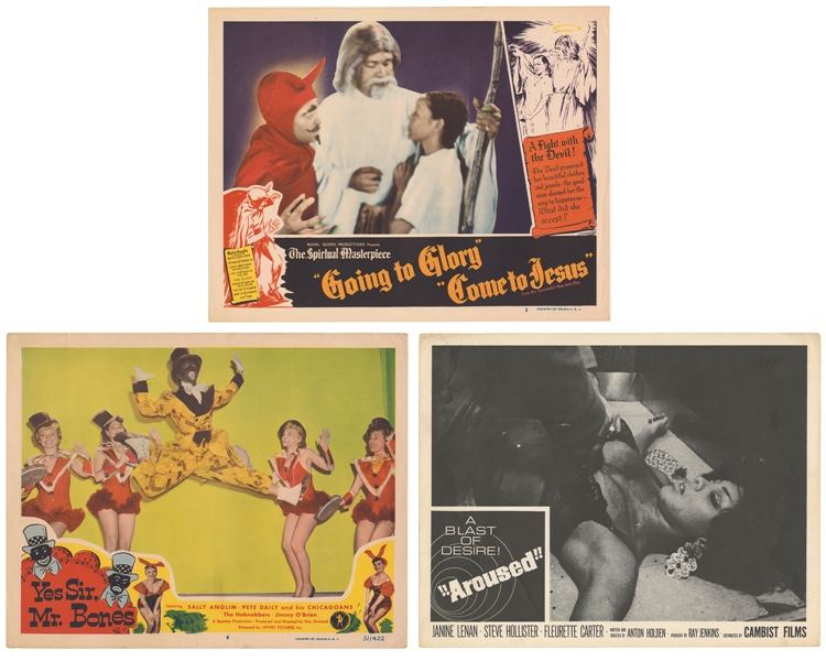 [LOBBY CARDS]. Group of Nearly 25 Blaxploitation Lobby Card...