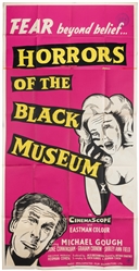 [MOVIE POSTER]. Horrors of the Black Museum. Circa 1959. Si...