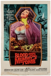 [MOVIE POSTER]. Five B-Horror Film Posters. 1962–1972. Grou...