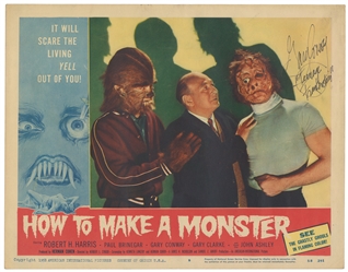 How to Make a Monster (1958) / Set Eight of Window Cards. A...