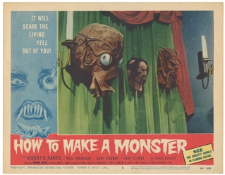 How to Make a Monster (1958) / Set Eight of Window Cards. A...