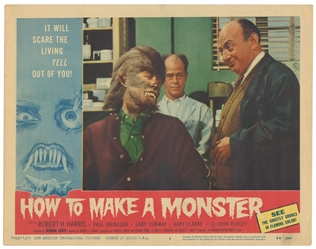 How to Make a Monster (1958) / Set Eight of Window Cards. A...