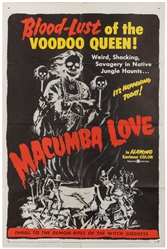 [MOVIE POSTER]. Two B-Horror Film Posters Featuring Voodoo....