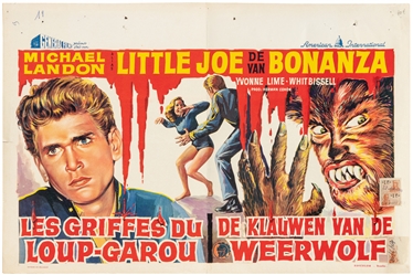 [MOVIE POSTERS]. Group of Eight Foreign Language Horror Fil...