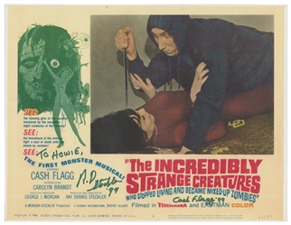 [LOBBY CARDS]. “The Incredibly Strange Creatures Who Stoppe...