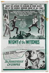 [MOVIE POSTER]. Seven B-Horror Film Posters Featuring Women...