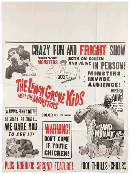 [SPOOK SHOW]. [MOVIE POSTER]. Fright Show / The Lemon Grove...