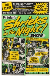 [SPOOK SHOW]. Dr. Satan's Shrieks in the Night! Show. Balti...