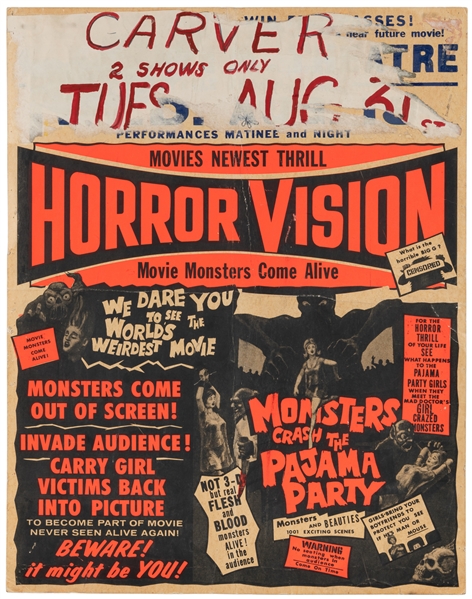 [SPOOK SHOW]. Horror Vision / Movie Monsters Come Alive. Ci...