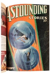 [H.P. LOVECRAFT]. Astounding Stories Jan–June 1936 Bound Vo...