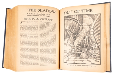 [H.P. LOVECRAFT]. Astounding Stories Jan–June 1936 Bound Vo...