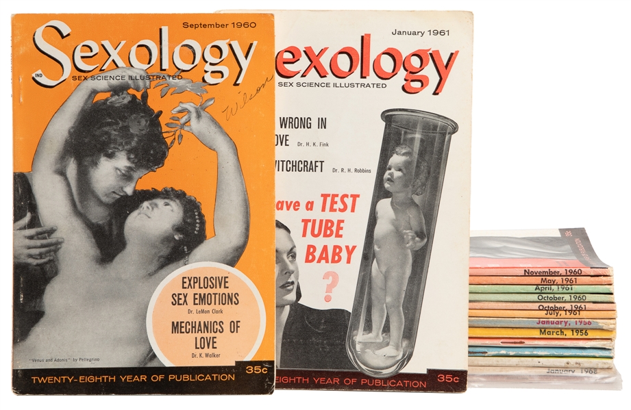 [GERNSBACK, Hugo, editor]. Group of 15 Issues of Sexology S...