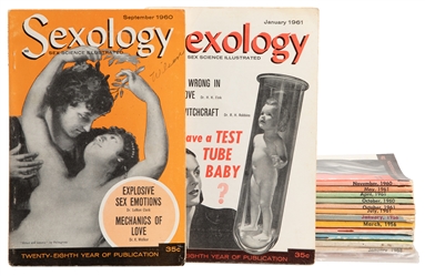 [GERNSBACK, Hugo, editor]. Group of 15 Issues of Sexology S...