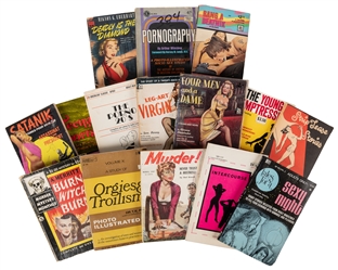 [EROTIC PROSE]. Group of 21 Paperbacks with Prose Erotica o...