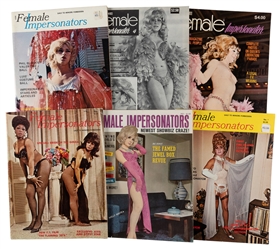 [DRAG]. Four Issues of Female Impersonators Magazine and Tw...