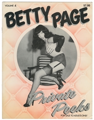 [CHEESECAKE]. [PAGE, Bette]. Betty Page - Private Peeks. Vo...