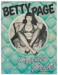 [CHEESECAKE]. [PAGE, Bette]. Betty Page - Private Peeks. Vo...