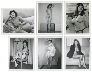 [CHEESECAKE]. Group of 175 Female Nude Pin-up Style Photogr...