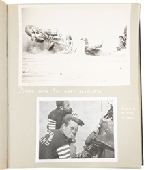 Motorcycle Club Photo Album. Circa 1950s. More than 50 gela...