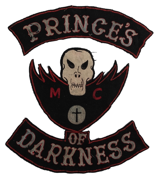 [MOTORCYCLE CLUB]. Motorcycle Club Patch / Princes of Dark...