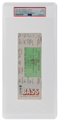 Sex Pistols 1978 Unused Winterland Concert Ticket / Final C...