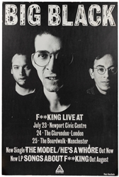 Big Black F**king Live / Owned by Steve Albini. 1987. Offse...