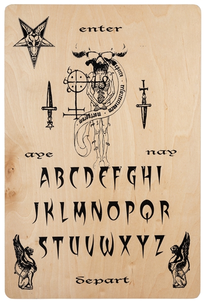 [OUIJA BOARDS]. Official Danzig Supernatural Board. Los Ang...