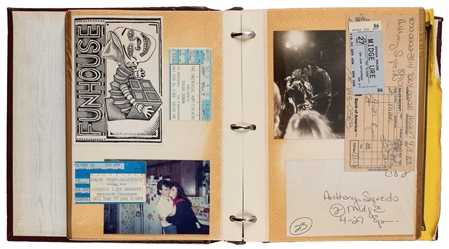 Scrapbook of American Goth Kid Anthony Siqueido. Southern C...