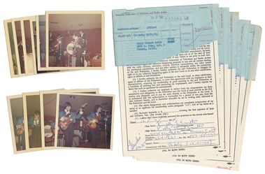 The Gauchos Photographs and Contracts. 1964-66. Including f...