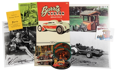 Signed George Barris and Kustom Industries Ephemera Collect...