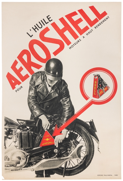  BERNARD, Francis (1900 – 1979). LHuile Aeroshell. Paris: E...