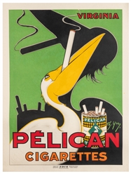  YRAY, Charles. Pelican Cigarettes. Paris: Edia, ca. 1930s. ...