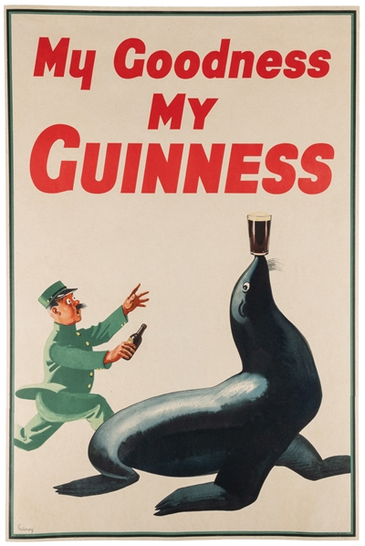  GILROY, John (1898 – 1985). My Goodness / My Guinness. Lond...