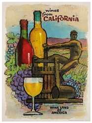  GONZALEZ, Amado (1913 – 2007). California Wine Land posters...