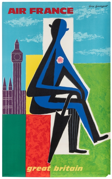  GEORGET, Guy (1911 - 1992). Air France / Great Britain. Par...
