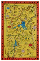  LINDGREN, Hjalmer “Jolly (1895 – 1952). A Hysterical Map o...