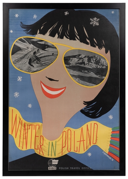  SROKOWSKI, Jerzy (1910 – 1975). Winter in Poland. 1956. A c...