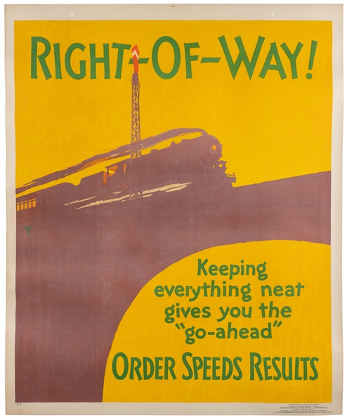  ELMES, Willard Frederic (1900 - 1956). Right-Of-Way / Order...