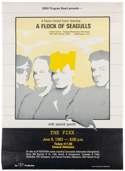  A Flock of Seagulls / special guests The Fixx. 1983. Concer...