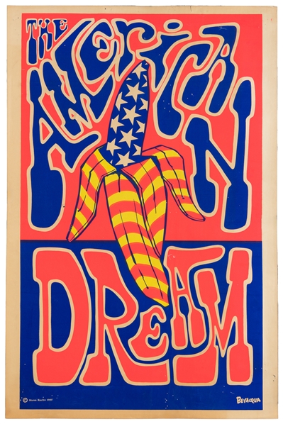  [PSYCHEDELIC]. BEVACQUA, Art. The American Dream. [N.p.]: S...