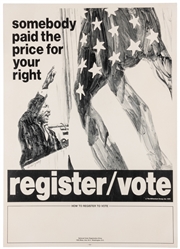  [CIVIL RIGHTS]. [MARTIN LUTHER KING JR.]. Two posters celeb...