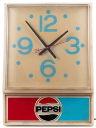  Pepsi “Junior New Dimension Illuminated Clock. American Si...