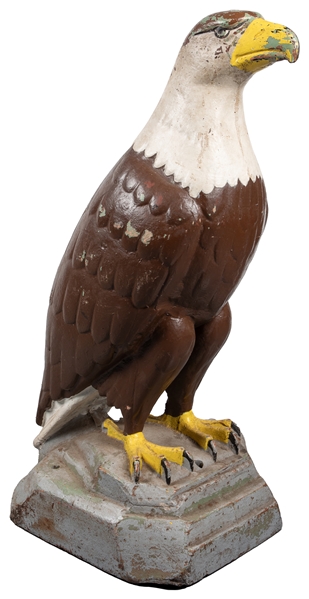  White Eagle Gas Co. Cast Iron Painted Statue of an Eagle. [...