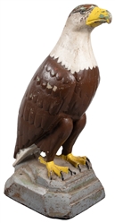  White Eagle Gas Co. Cast Iron Painted Statue of an Eagle. [...