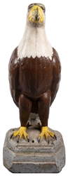  White Eagle Gas Co. Cast Iron Painted Statue of an Eagle. [...